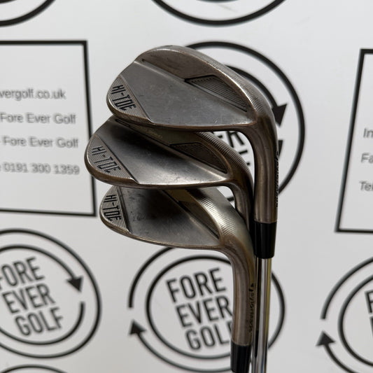 TAYLORMADE HI-TOE 4 WEDGE SET / 50,54,58 / RH / Wedge Flex / GOOD USED