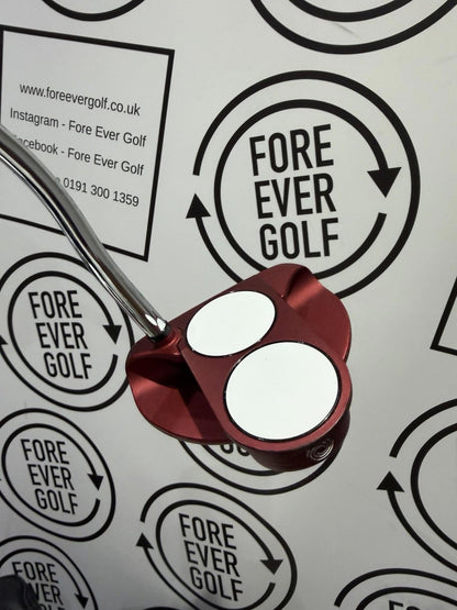 ODYSSEY O-WORKS RED 2 BALL PUTTER / 34” / Mens RH / V.GOOD USED