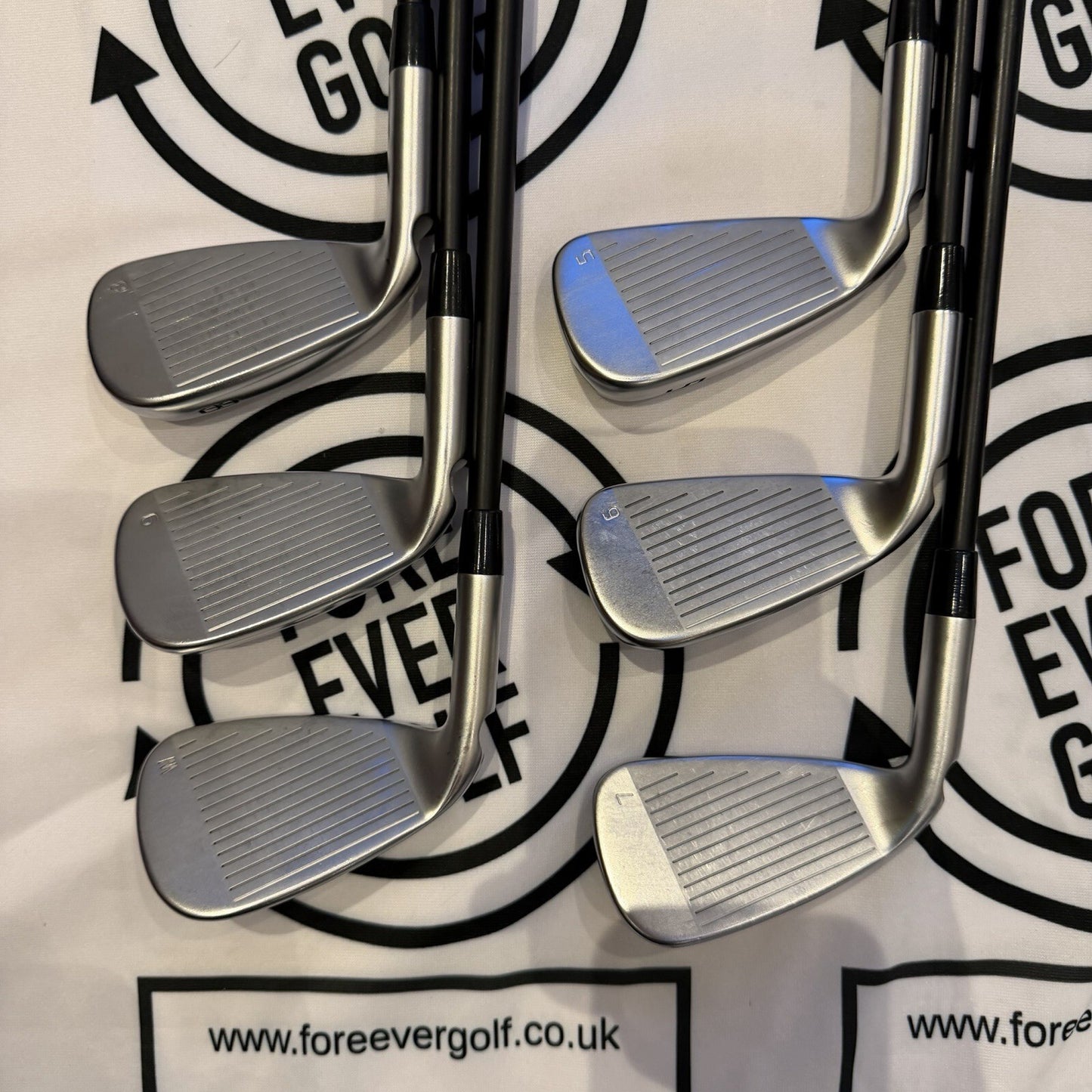 PING G440 IRONS / 5 - PW / RH / AWT SR Graphite Shafts / Green Dot / V.GOOD USED