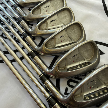 TAYLORMADE RAC OS IRONS / 4 - SW / Mens RH / 80g Reg Flex / GOOD USED