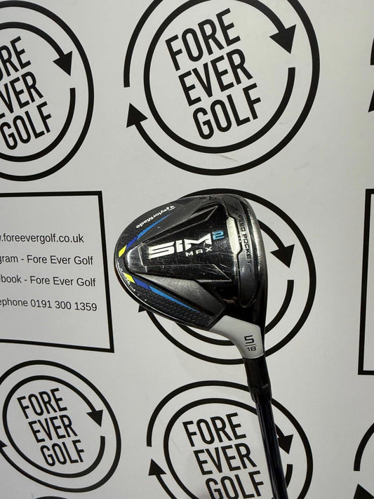 TAYLORMADE SIM2 MAX 5 WOOD / 18 Degree / RH / 50g Reg Flex / V.GOOD USED