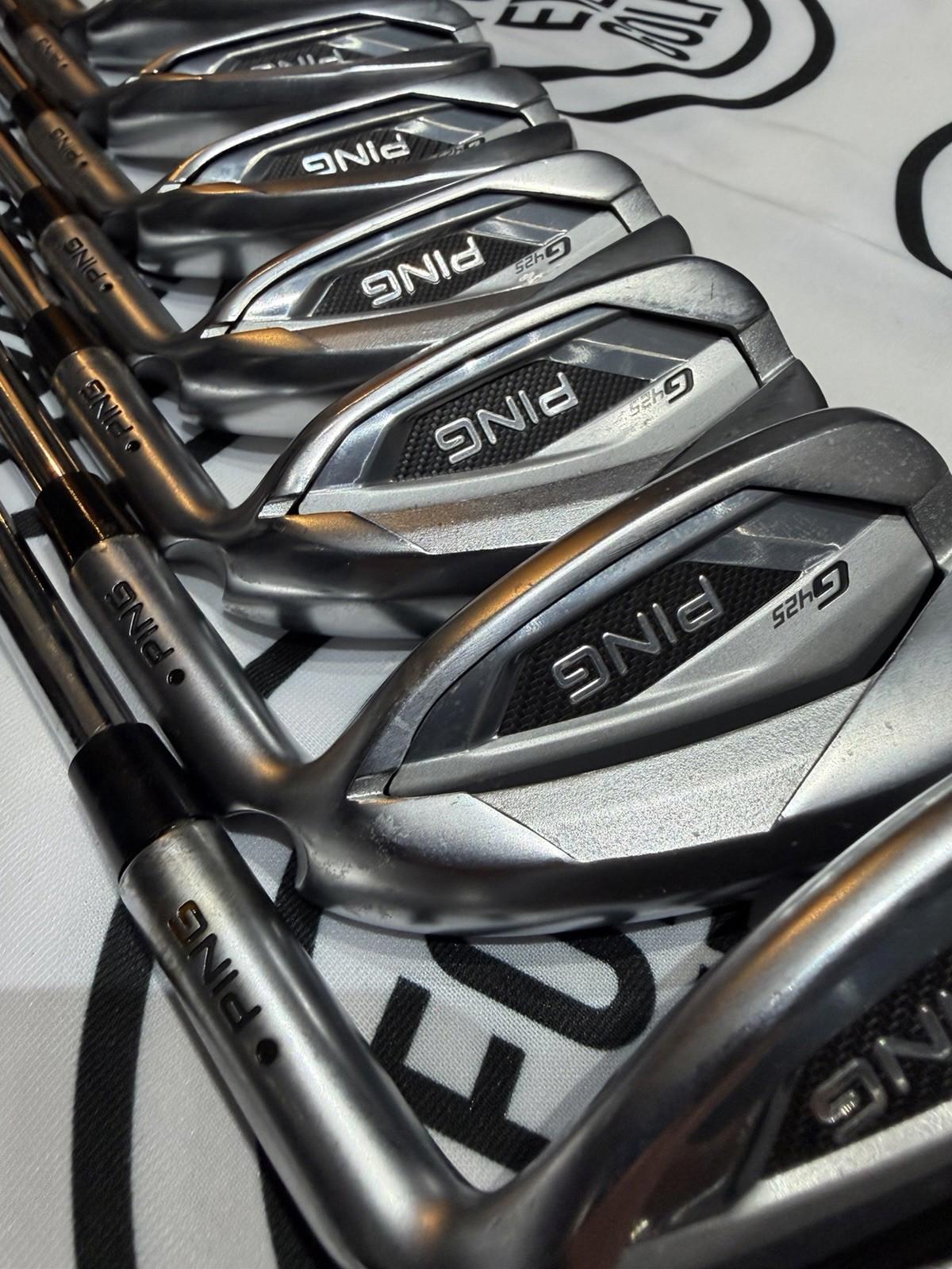 PING G425 IRONS / 4 - PW / Mens RH / Peoject X 5.5 Reg Shafts / V.GOOD USED