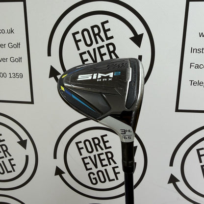 TAYLORMADE SIM2 MAX 3 WOOD HL / 16.5 Degree / RH / 60g Stiff Flex / GOOD USED