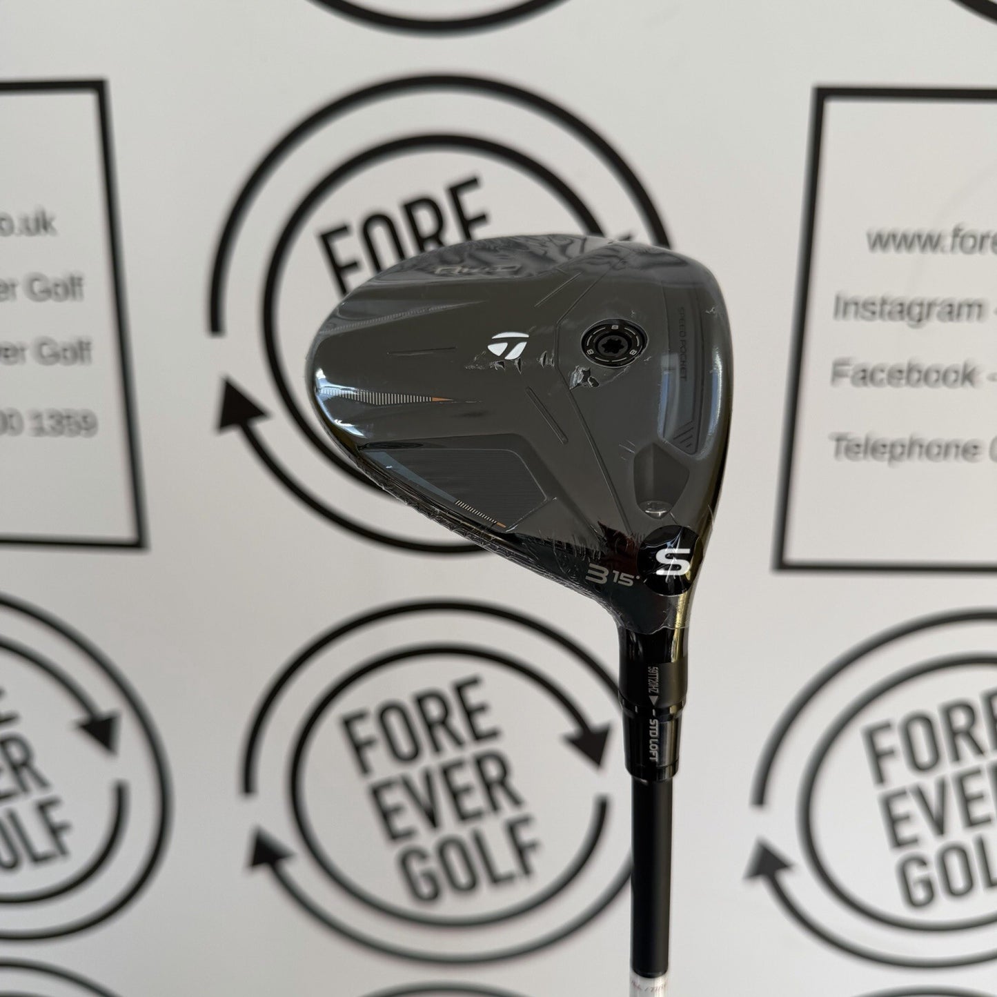 TAYLORMADE Qi4D 3 WOOD / 15 Degree / RH / 65g Stiff Flex / NEW