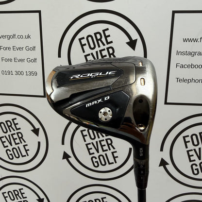 CALLAWAY ROGUE ST MAX-D DRIVER / 10.5 Degree / RH / 55g Stiff Flex / FAIR USED