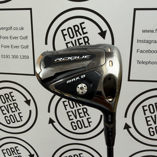 CALLAWAY ROGUE ST MAX-D DRIVER / 10.5 Degree / RH / 55g Stiff Flex / FAIR USED