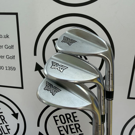 PXG 0311 3X FORGED WEDGE SET / 52,56,60 / RH / 115g Stiff Flex / GOOD USED