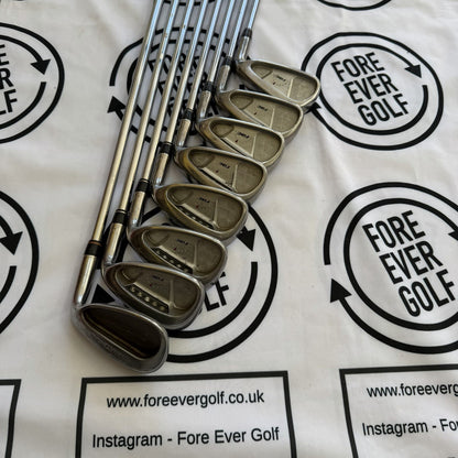 TAYLORMADE RAC OS IRONS / 4 - SW / Mens RH / 80g Reg Flex / GOOD USED