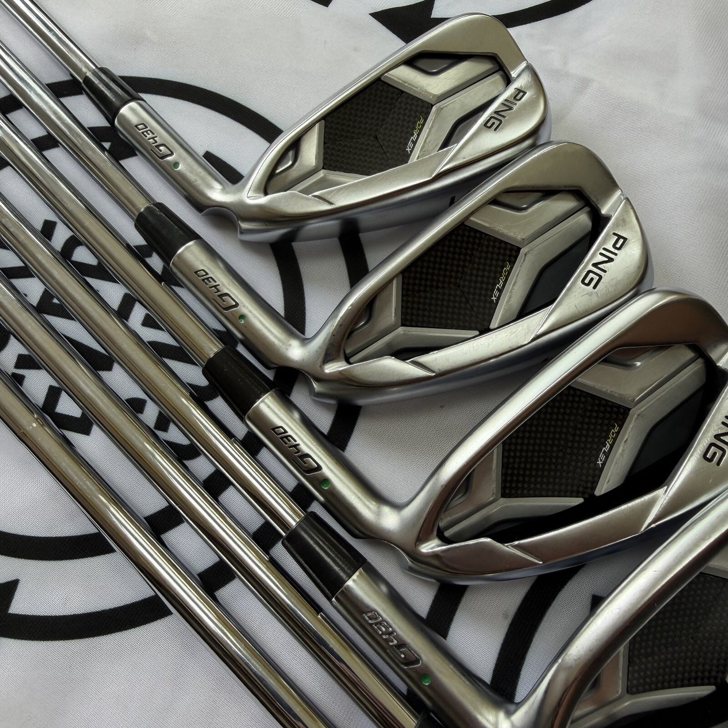PING G430 IRONS / 5 - PW / RH / Green Dot / Stiff Flex / V.GOOD USED
