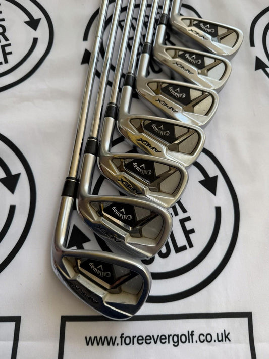 CALLAWAY APEX (2021) IRONS / 4 - PW / Mens RH / 95g Stiff Flex / GOOD USED