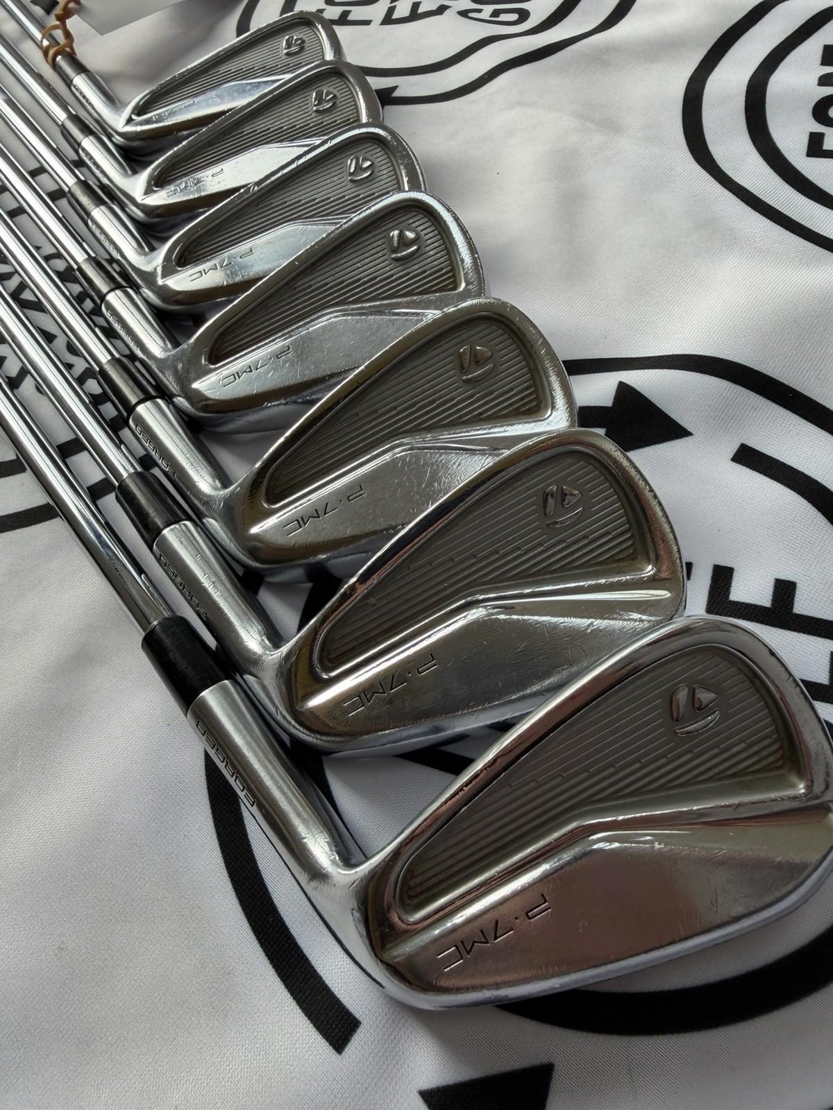 TAYLORMADE P7MC (2021) IRONS / 4 - PW / Mens RH / 120g Stiff Flex / GOOD USED