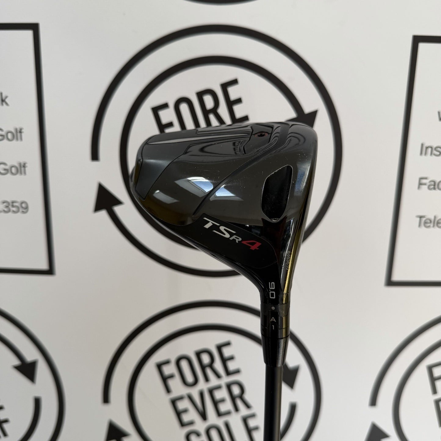 TITLEIST TSR4 DRIVER / 9 Degree / RH / 65g X-Stiff Flex / V.GOOD USED