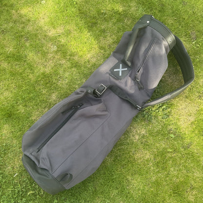 CALEY / Black / 2-Way Dive / Lightweight / Sunday/Pencil Golf Bag / NEW