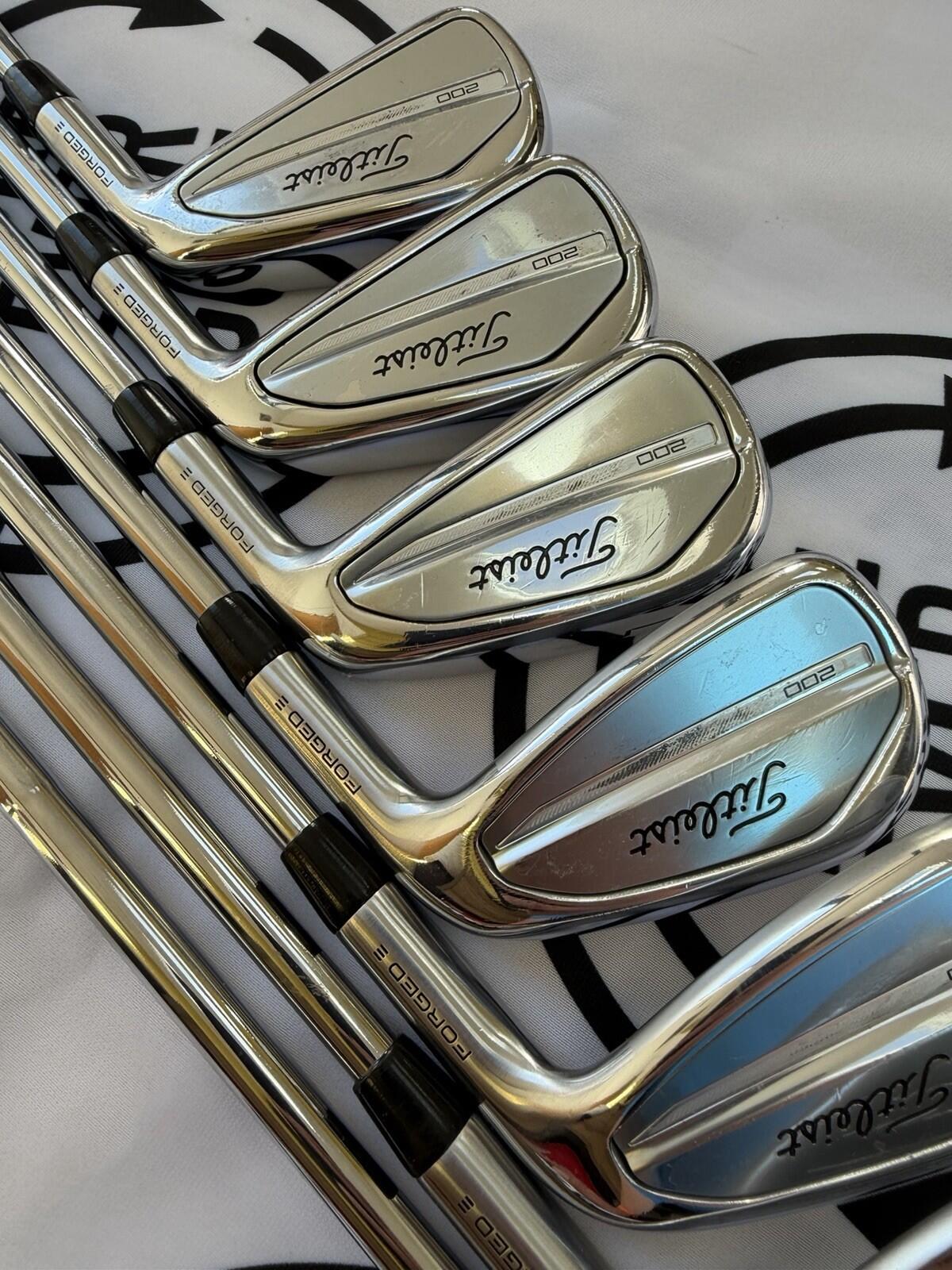TITELIST T200 (2023) IRONS / 5 - PW + 48 / Mens RH / 110g Stiff Flex / V.GOOD