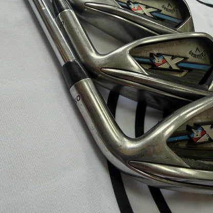 CALLAWAY XR OS IRONS / 6 - PW / Mens RH / 80g Reg Flex / GOOD USED