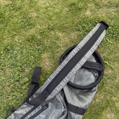 GOLF SUNDAY BAG / Grey/Solver / 2 Way Divide / Lightweight / One Strap / GOOD US