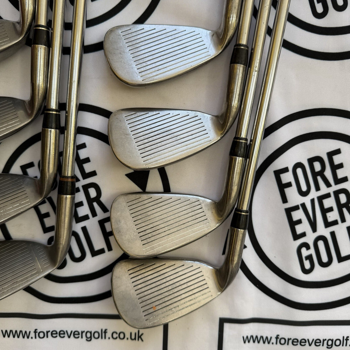 TAYLORMADE RAC OS IRONS / 4 - SW / Mens RH / 80g Reg Flex / GOOD USED