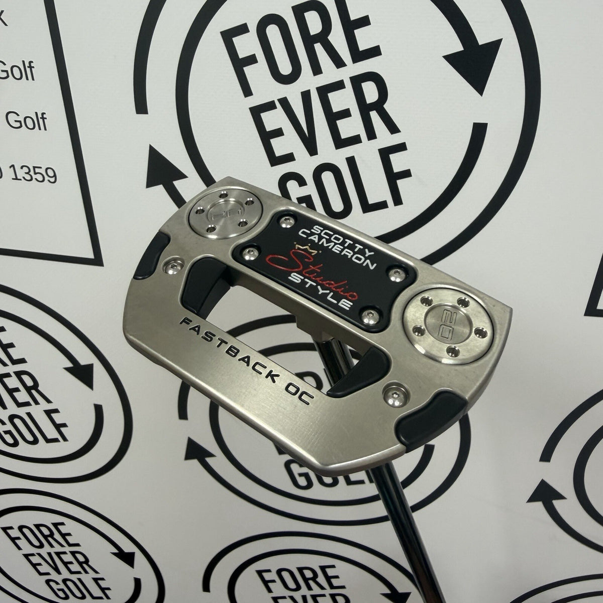 SCOTTY CAMERON STUDIO STYLE FASTBACK OC PUTTER / 34” / RH / V.GOOD USED