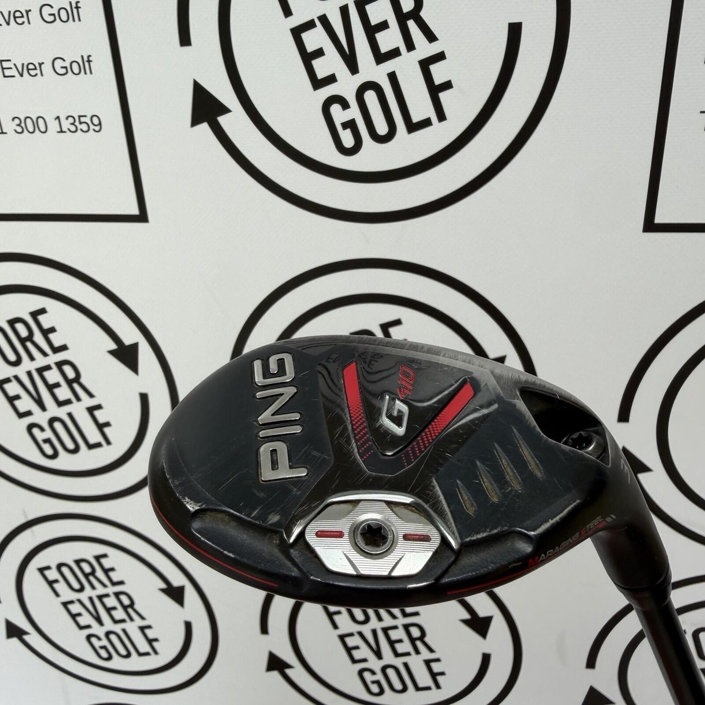 PING G410 3 HYBRID / 19 Degree / Mens RH / 70g Stiff Flex / GOOD USED