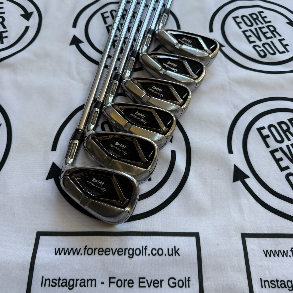 TAYLORMADE M4 IRONS / 4 - 9i / Mens RH / 100g Stiff Flex / OK USED