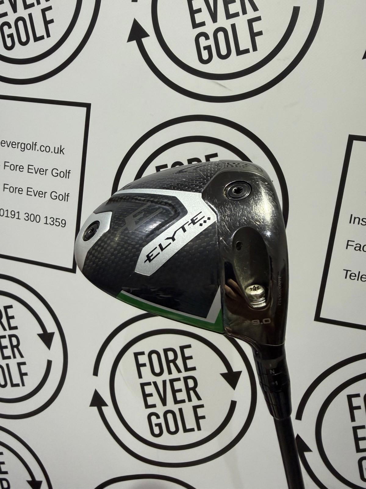 CALLAWAY ELYTE TRIPLE DIAMOND DRIVER / 9 Deg / RH / 65g Stiff Flex / GOOD USED