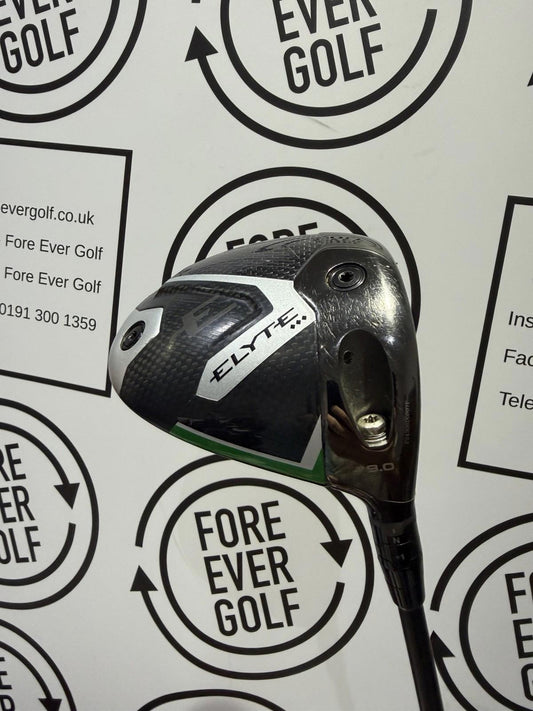 CALLAWAY ELYTE TRIPLE DIAMOND DRIVER / 9 Deg / RH / 65g Stiff Flex / GOOD USED