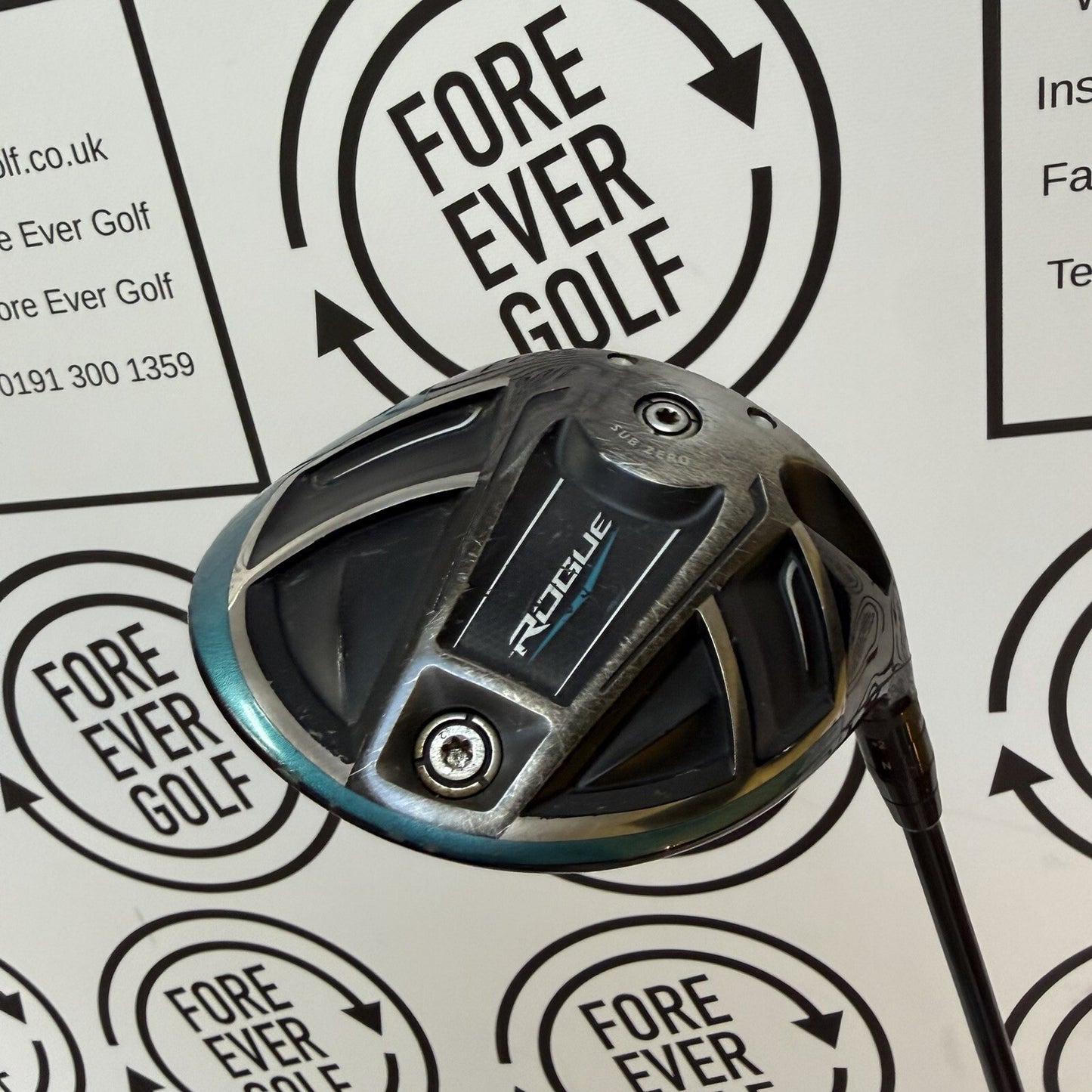 CALLAWAY ROGUE DRIVER / 9 Degree / RH / 76g Stiff Flex / GOOD USED