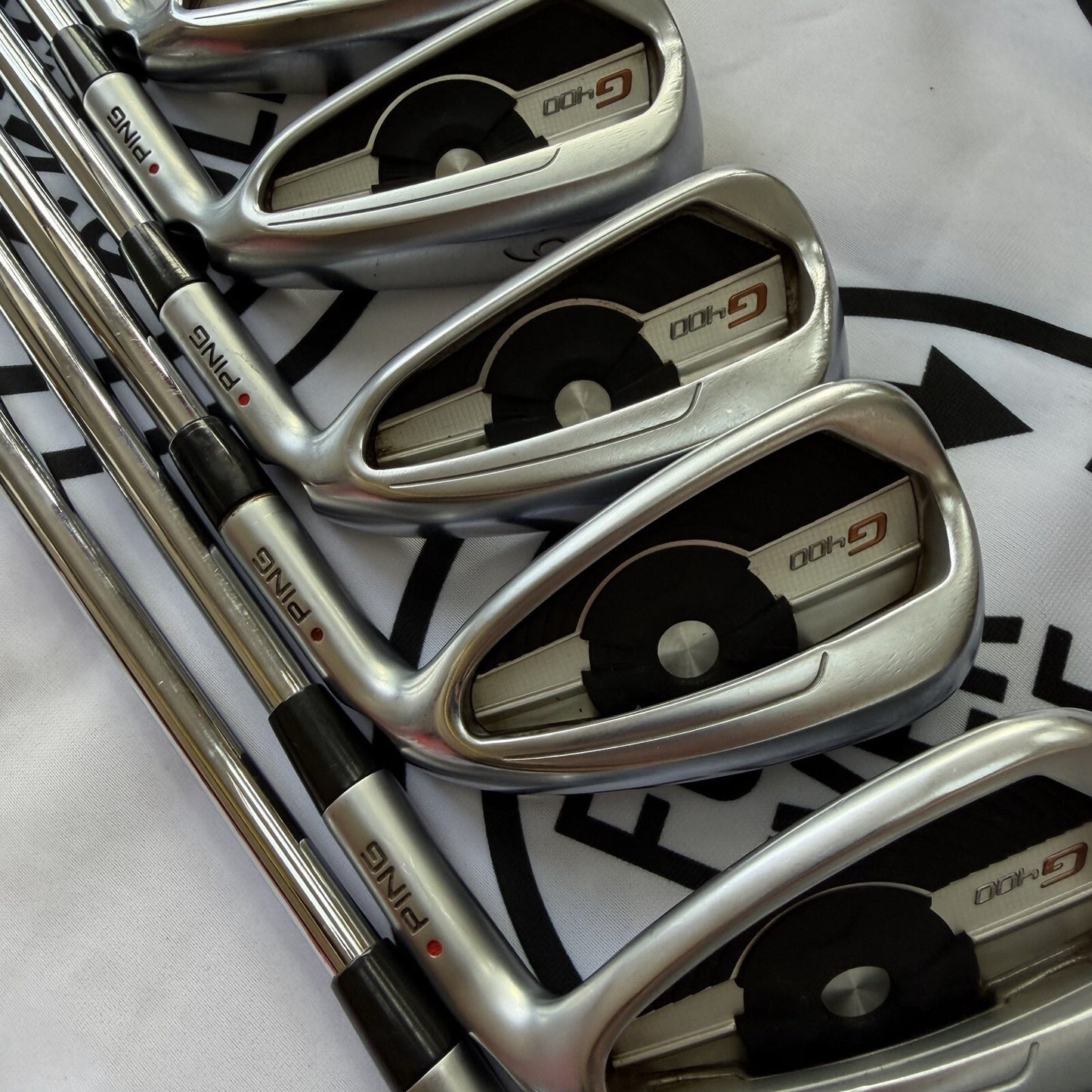 PING G400 IRONS / 5 - PW / RED DOT / RH / 98g Reg Flex / GOOD USED