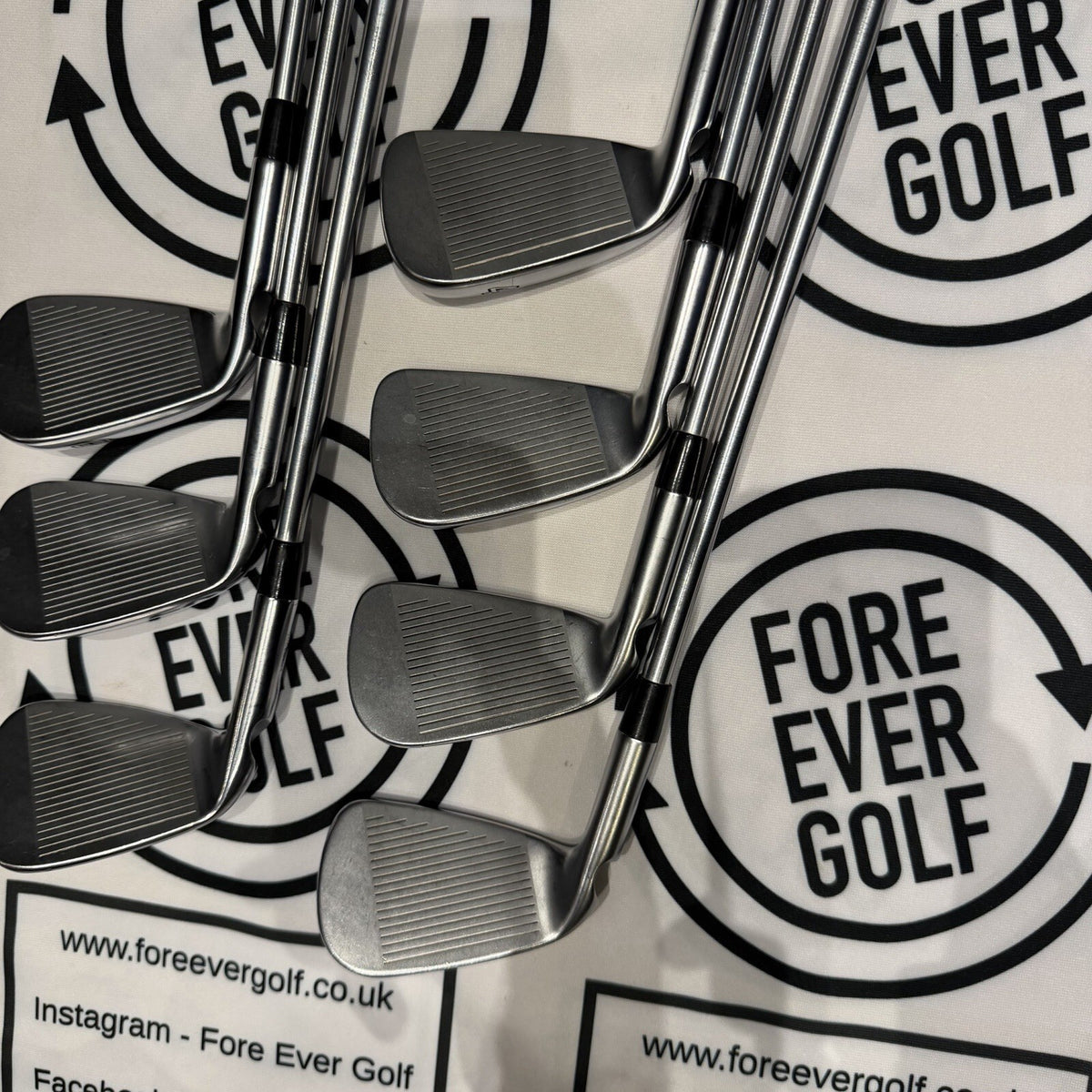 PING i525 IRONS / 4 - PW / Blue Dot / 195g Reg Flex / GOOD USED