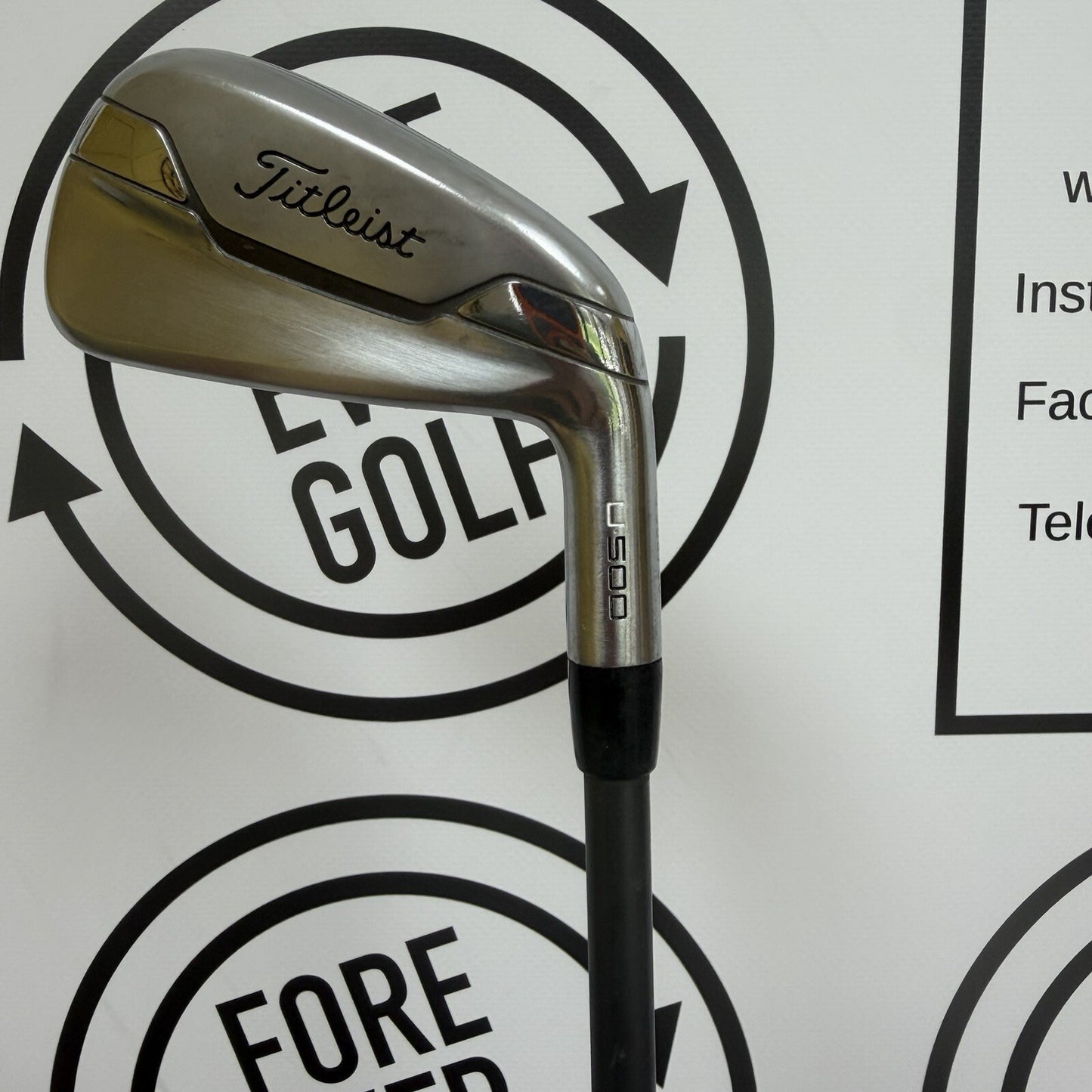 TITLEIST U500 3 IRON / Mens RH / 90g Stiff Flex / GOOD USED