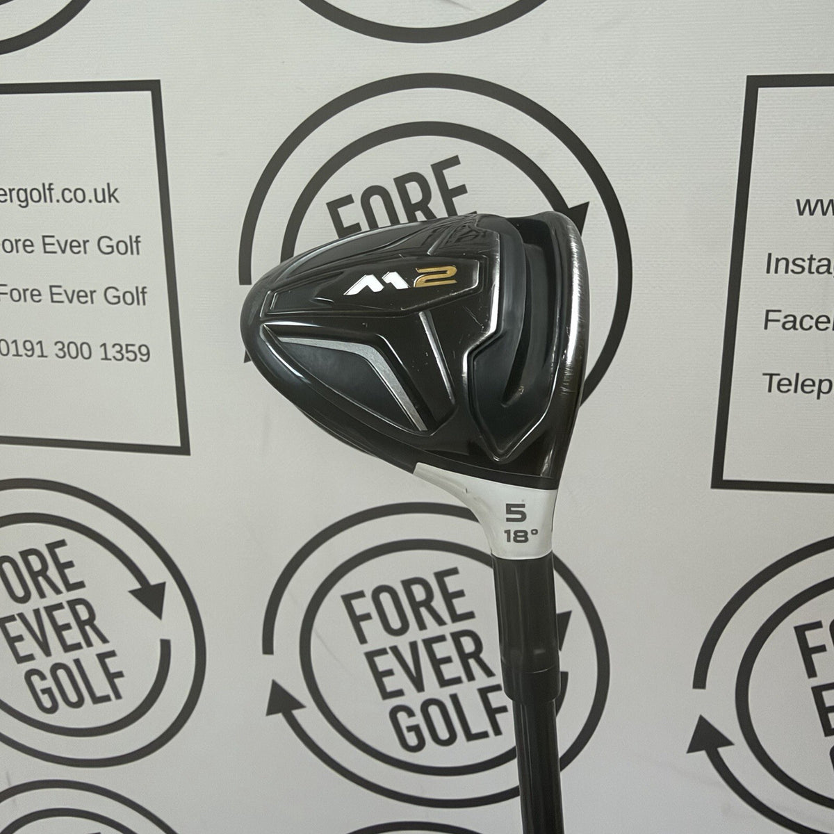 TAYLORMADE M2 5 WOOD / 18 Deg / Mens RH / 65g Reg Flex / FAIR USED