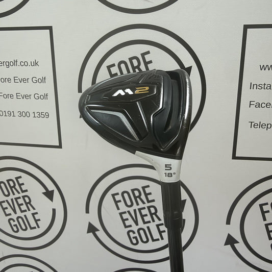 TAYLORMADE M2 5 WOOD / 18 Deg / Mens RH / 65g Reg Flex / FAIR USED