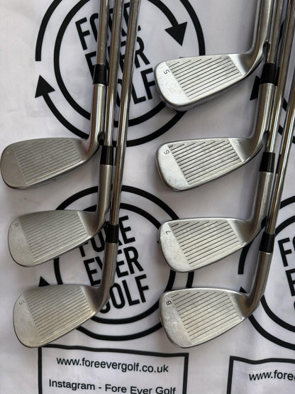 PING G410 IRONS / 5 - PW + SW / Mens RH / 98 Deg / Orange Dot / GOOD USED