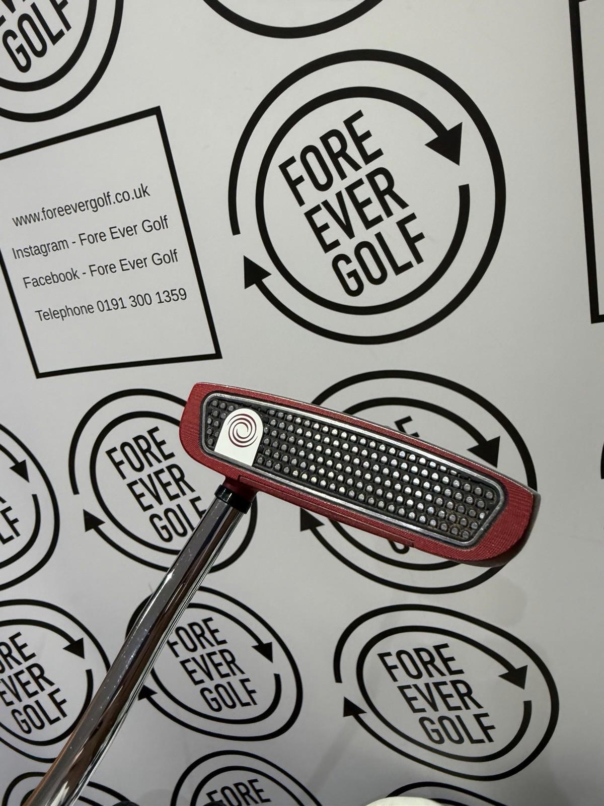 ODYSSEY O-WORKS RED 2 BALL PUTTER / 34” / Mens RH / V.GOOD USED