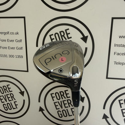 PING G-LE3 5 WOOD / 21 Deg / RH / 40g Ladies Flex / NEW