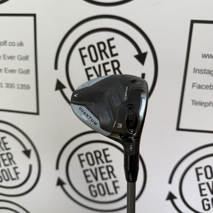 CALLAWAY QUANTUM 3 WOOD / 15 Degree / Mens RH / 60g Stiff Flex / MINT USED
