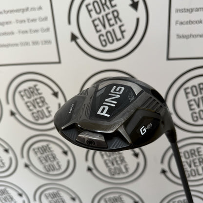 PING G425 MAX DRIVER / 9 Degree / Mens RH / 55g Stiff Flex / V.GOOD USED