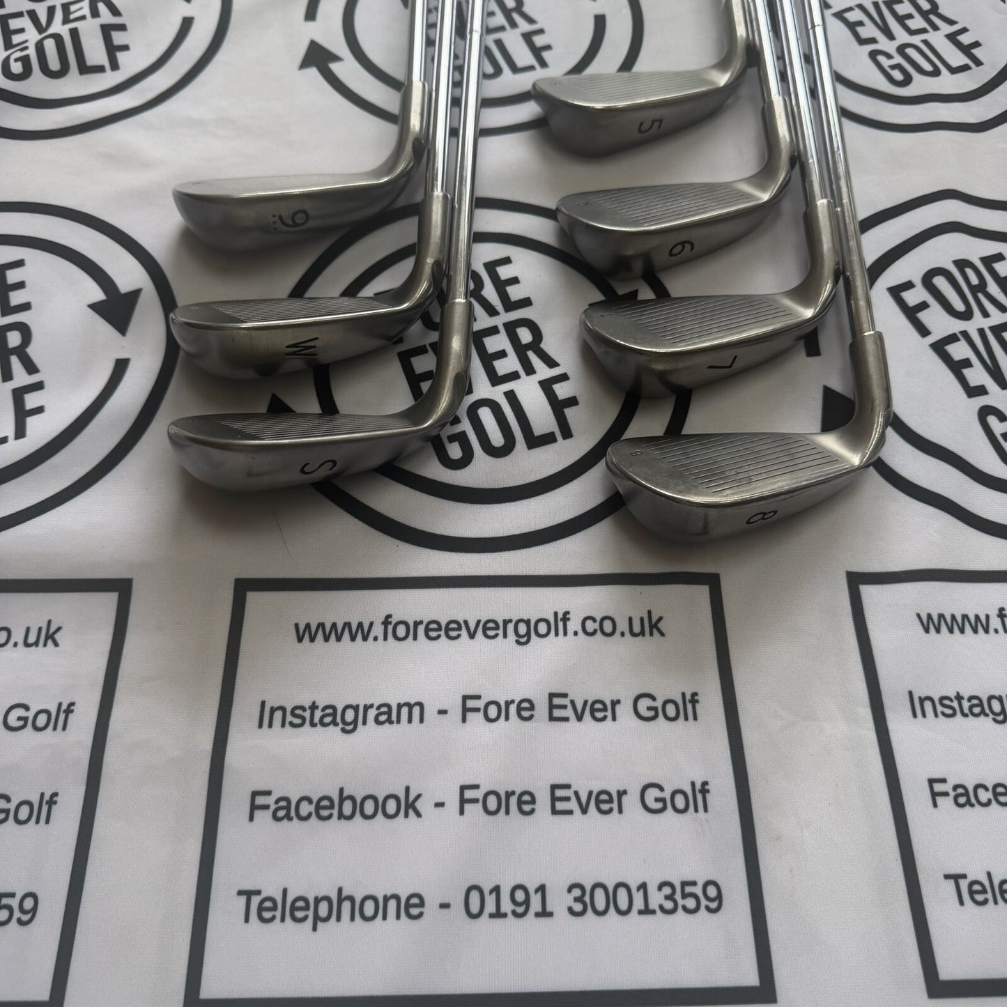 PING G25 IRONS / 5 - PW + SW / RH / White Dot / Reg Flex / GOOD USED