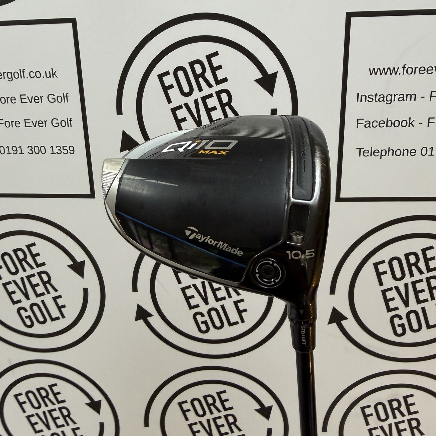 TAYLORMADE Qi10 MAX DRIVER / 10.5 Deg / RH / 70g X-Stiff Flex / GOOD USED