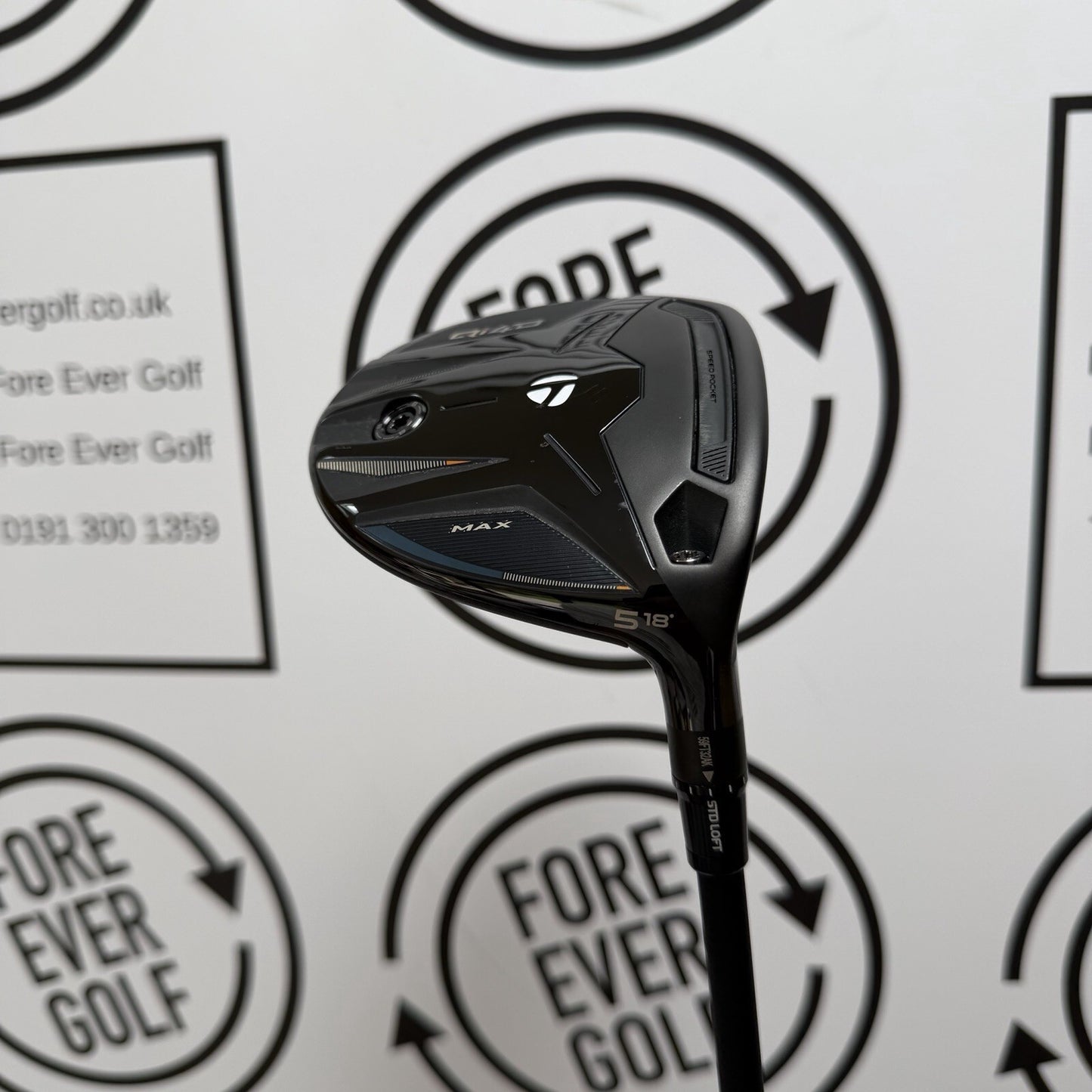 TAYLORMADE Qi4D MAX 5 WOOD / 18 Degree / RH / 65g Stiff Flex / MINT USED