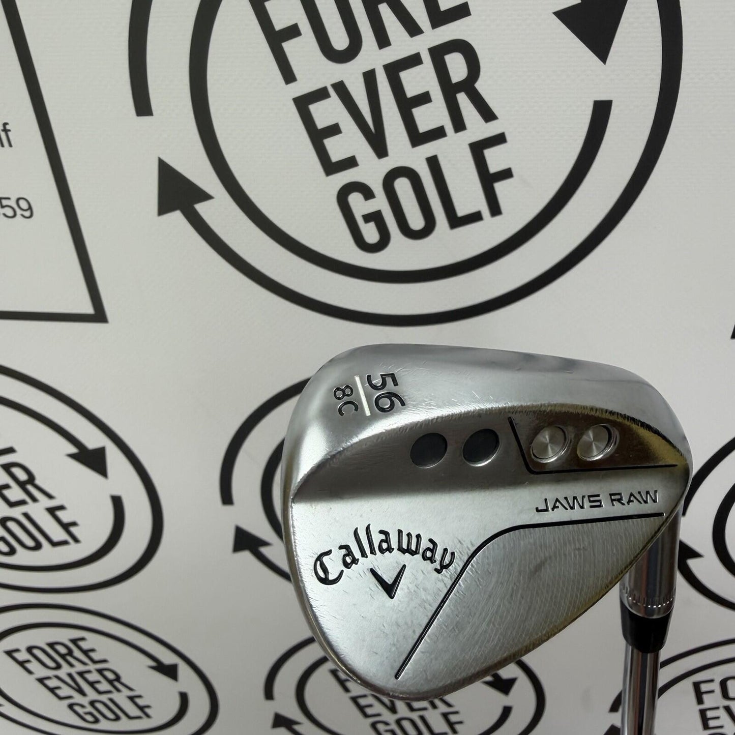 CALLAWAY JAWS RAW SAND WEDGE / 54 Deg (8C) / Mens RH / Wedge Flex / V.GOOD USED