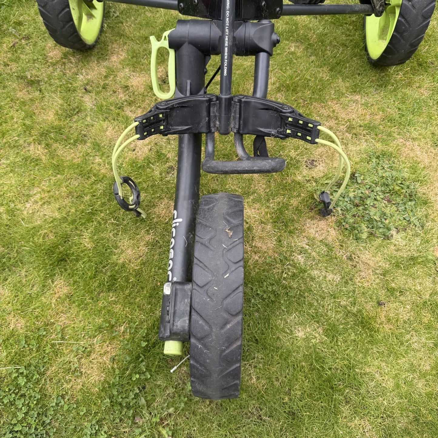 CLICGEAR MODEL 3.5+ GOLF PUSH TROLLEY / 3 Wheels / GOOD USED