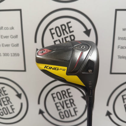 COBRA F9 DRIVER / 10.5 Deg / Mens RH / 60g Reg Flex / FAIR USED