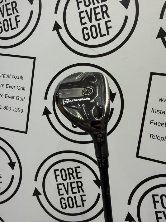 TAYLORMADE Qi35 4 HYBRID / 22 Deg / Mens RH / 70g Stiff Flex / V.GOOD USED