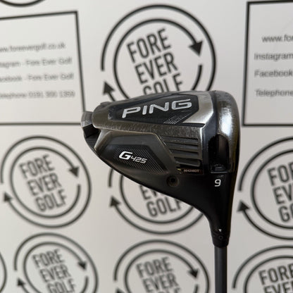 PING G425 MAX DRIVER / 9 Degree / Mens RH / 55g Stiff Flex / V.GOOD USED