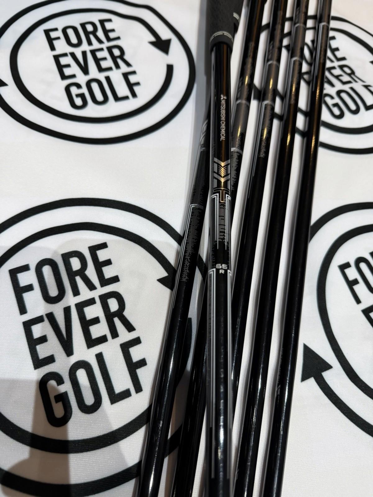 MIZUNO JPX 925 HOT METAL IRONS / 5 - PW / RH / 65g Reg Flex MMT Graphite Shafts