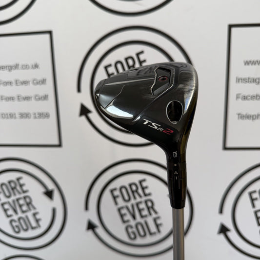 TITLEIST TSR2 3 WOOD / 15 Deg / RH / GRAPHITE DESIGN TOUR AD UB-7X Shaft