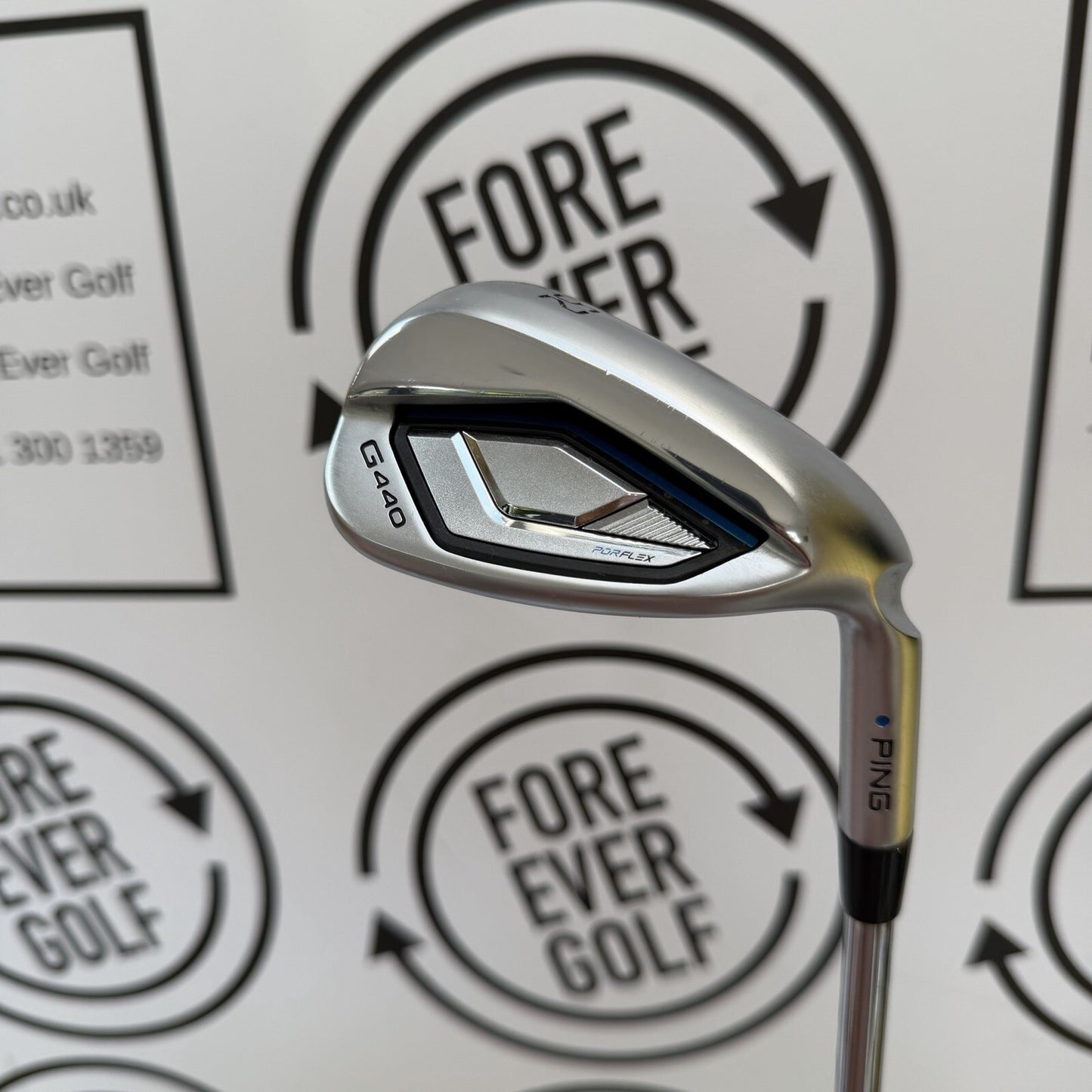 PING G440 52 DEGREE GAP WEDGE / Mens RH / Blue Dot / 100g Stiff Flex / MINT USED