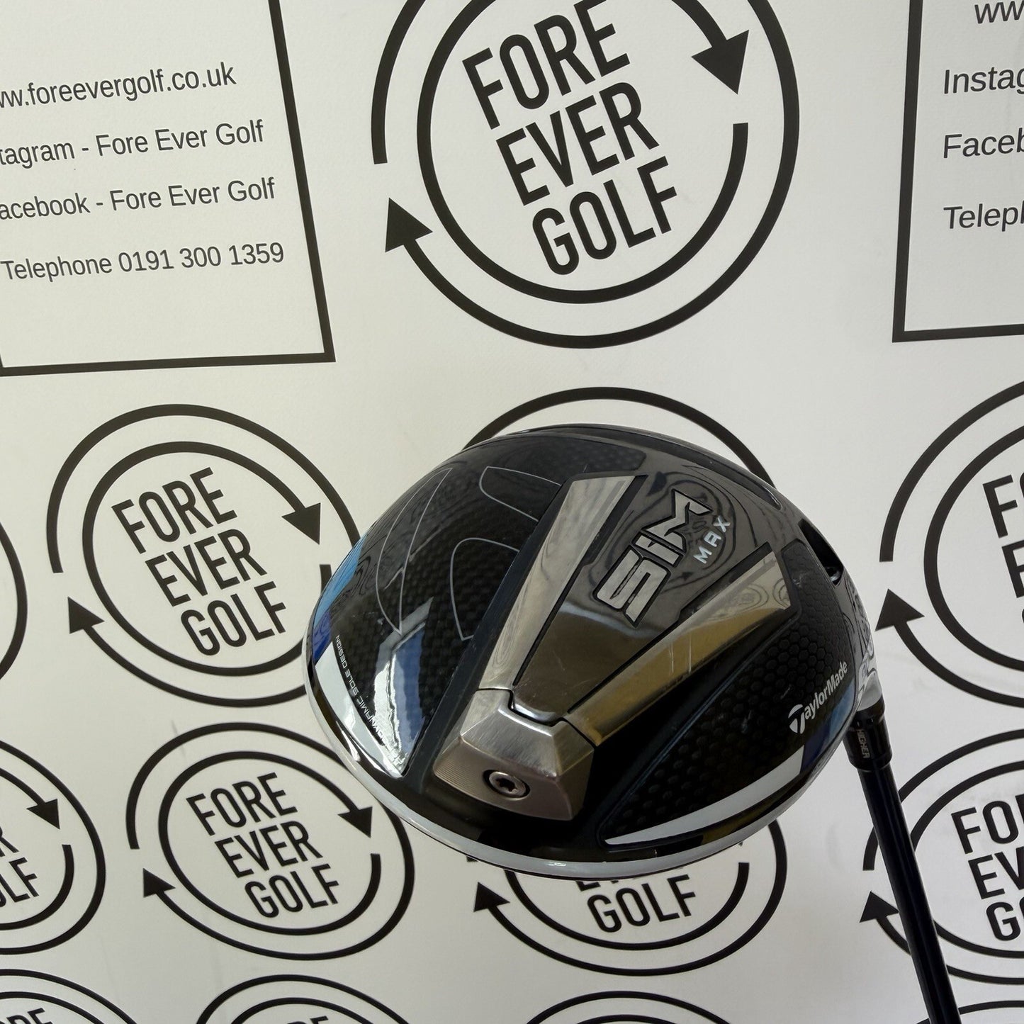 TAYLORMADE SIM MAX DRIVER / 9 Deg / Mens RH / 60g Stiff Flex / GOOD USED