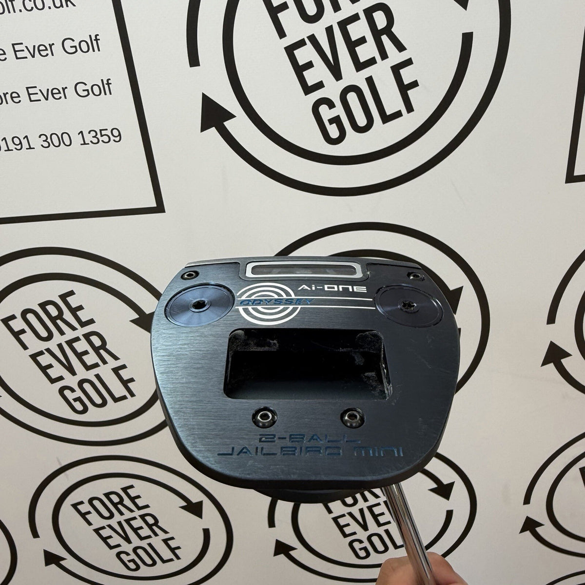 ODYSSEY Ai ONE 2-BALL JAILBIRD MINI PUTTER / 35” / RH / V.GOOD USED